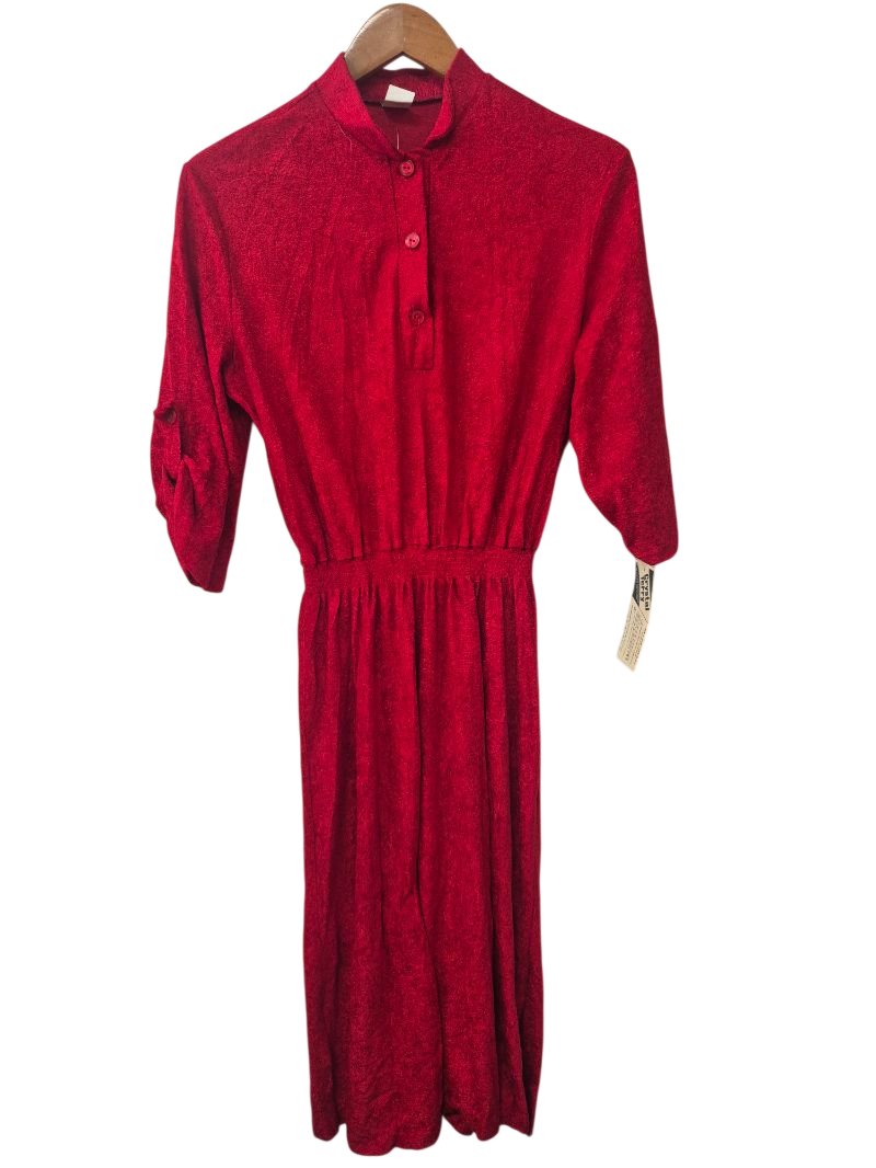 Good as Gold Vintage Midi Dress Vintage