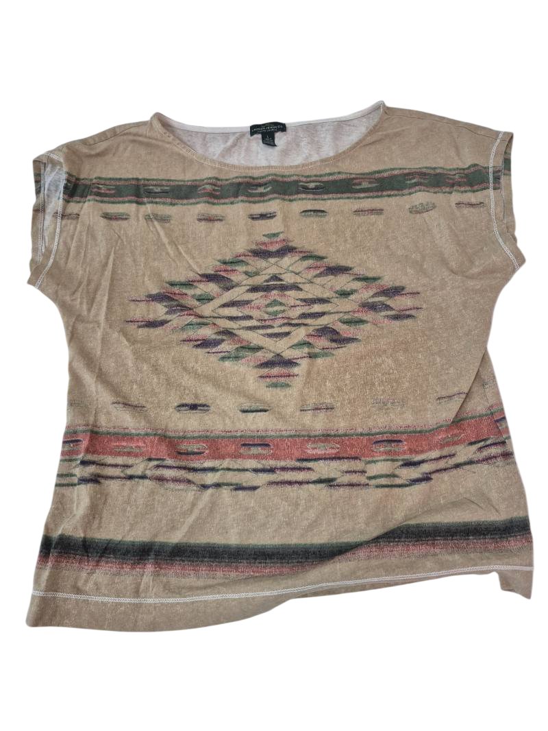 Lauren Jeans Co. Patterned Tee Short Sleeves
