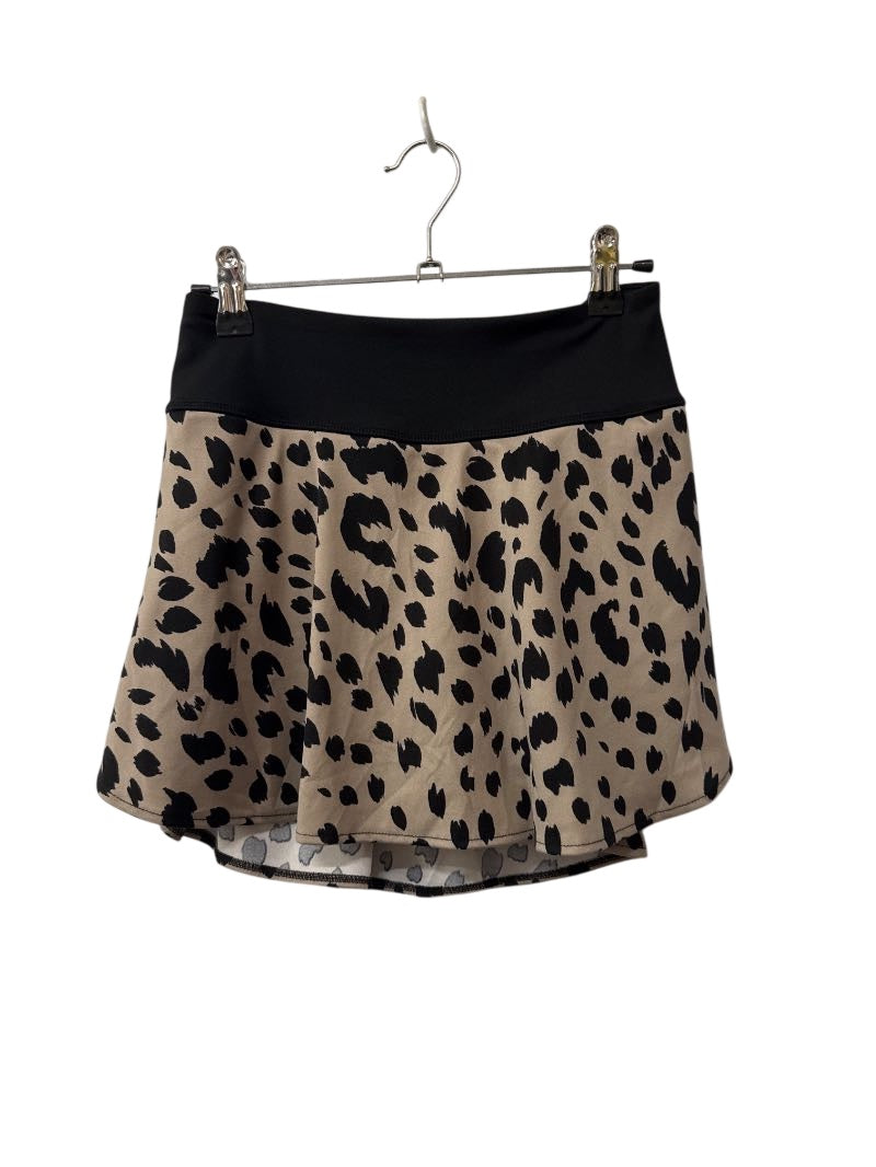 Nicole Miller A-Line Leopard Skirt