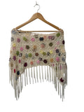 Crochet Fringe Short Sleeves