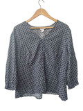 Liz Claiborne Printed V-Neck Long Sleeves