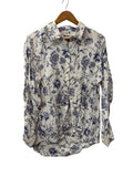 Cynthia Rowley Floral Button-Up Long Sleeves