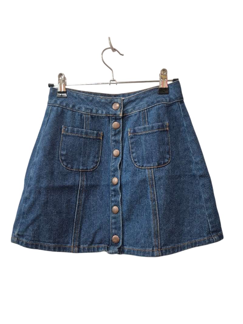 Bullhead Button Front Skirt