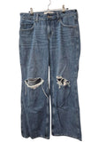 Hollister Distressed Straight Leg Jeans