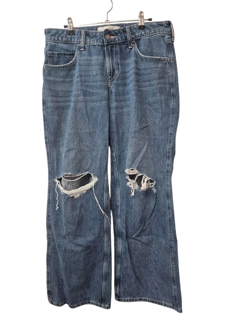 Hollister Distressed Straight Leg Jeans