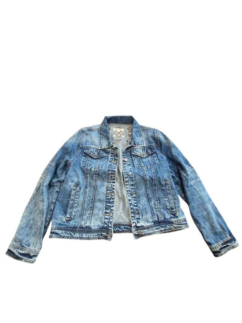 Miami Distressed Denim Jacket Outerwear