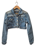 Younique Cropped Denim Jacket Vintage