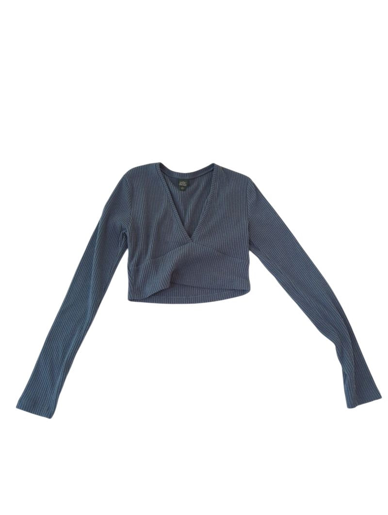 Wild Fable Ribbed Cropped Long Sleeves