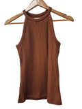 Madewell Ribbed Halter Tanks