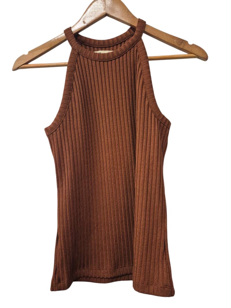 Madewell Ribbed Halter Tanks