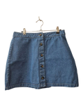 Forever 21 Button-Front Denim Skirt