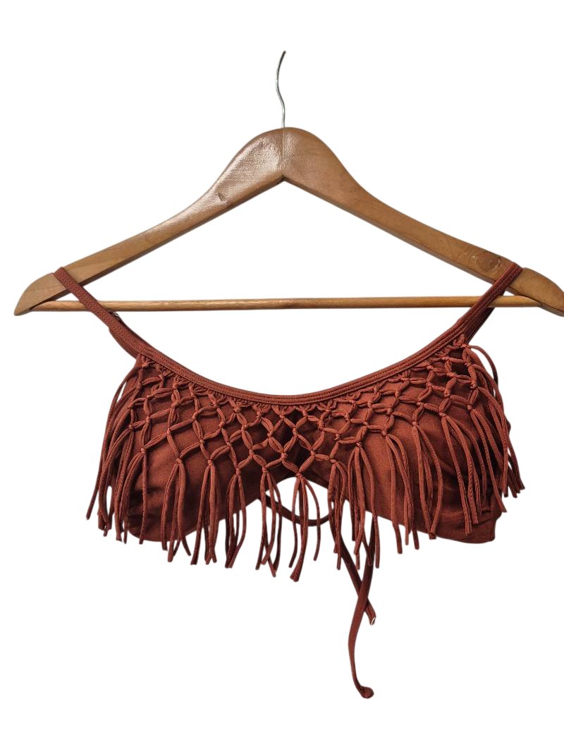 Xhilaration Fringe Bikini Top Swimwear