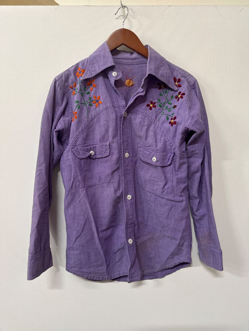 Embroidered Western Shirt Vintage