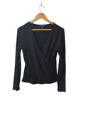 Banana Republic V-Neck Wrap Long Sleeves