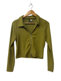 Divided by H & M Ribbed Zip-Up Long Sleeves