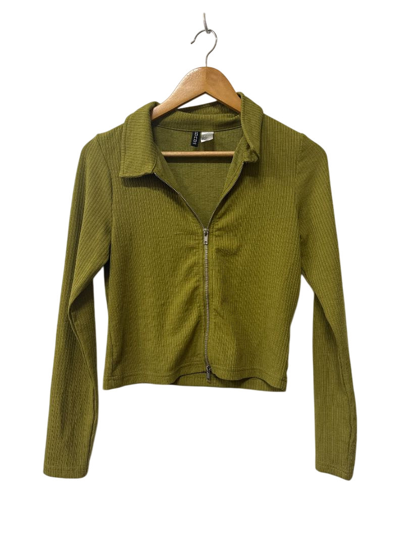 Divided by H & M Ribbed Zip-Up Long Sleeves