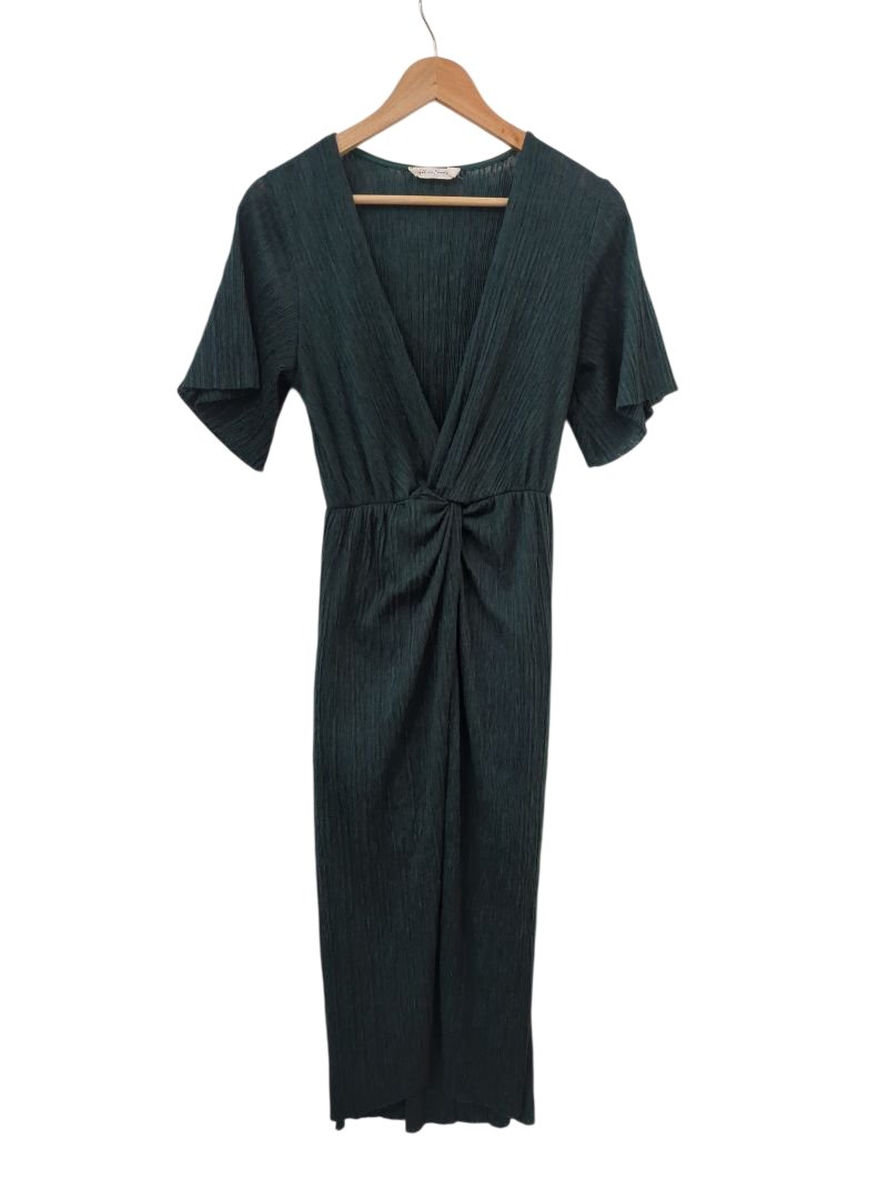 All in Favor V-Neck Midi Dresses