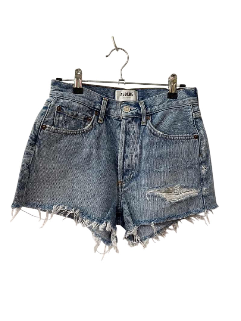 Agolde Distressed Denim Shorts