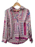Joie Button-Up Blouse Long Sleeves