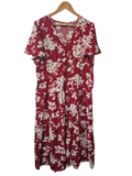 Floral V-Neck Dresses