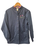 Top Stitch Embroidered Button-Up Vintage