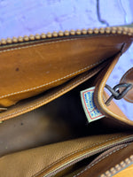 Dooney & Bourke Pebble British Tan Vachetta Leather Satchel Bag