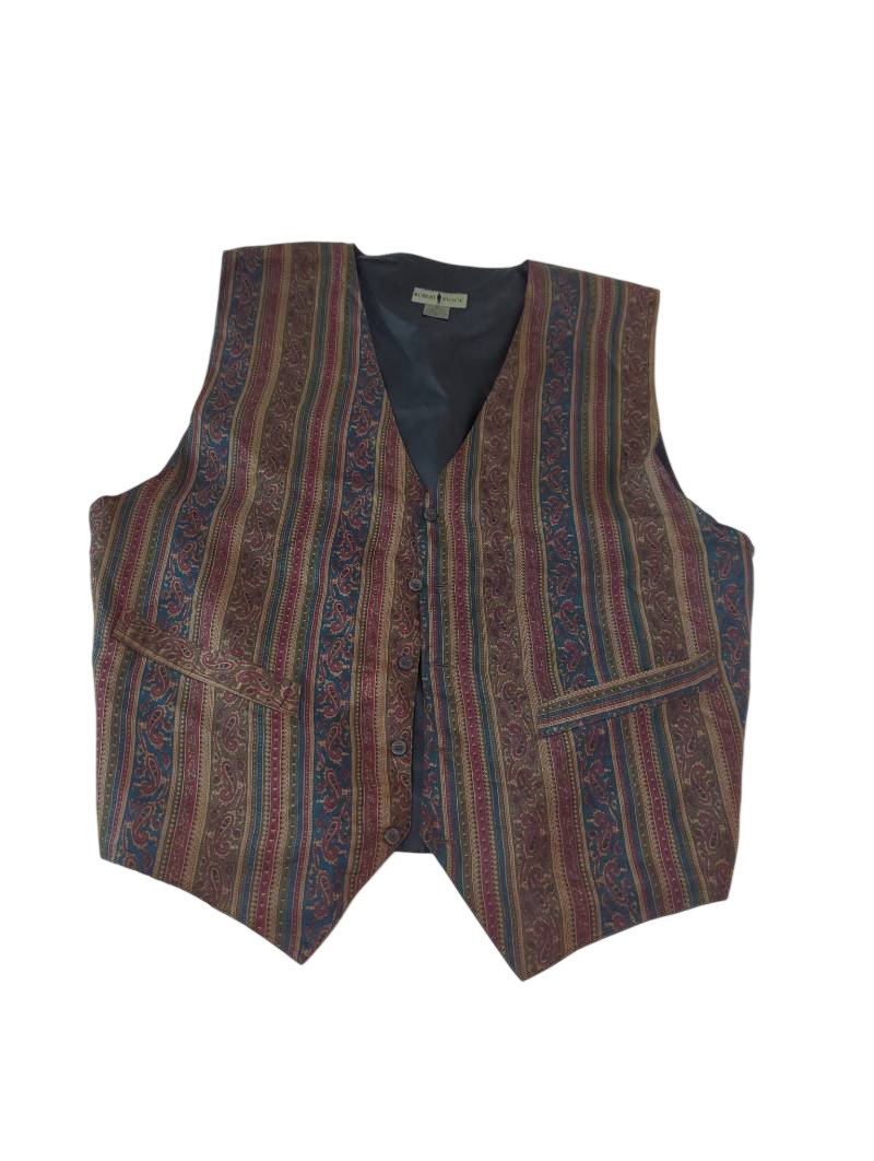 Robert Stock Vintage Patterned Vest Vintage