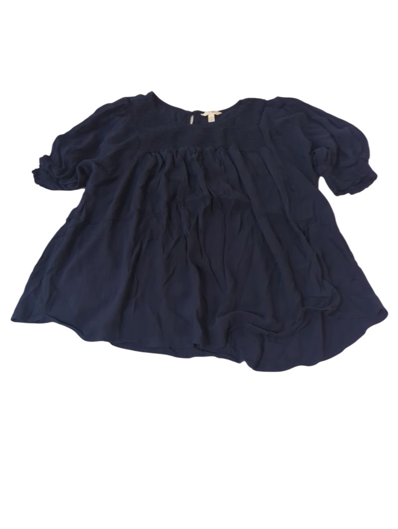 Terra & Sky Flowy Tunic Short Sleeves