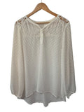Mystree Sheer Lace Long Sleeves