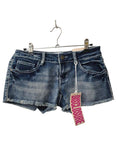 Disclosure Frayed Hem Shorts