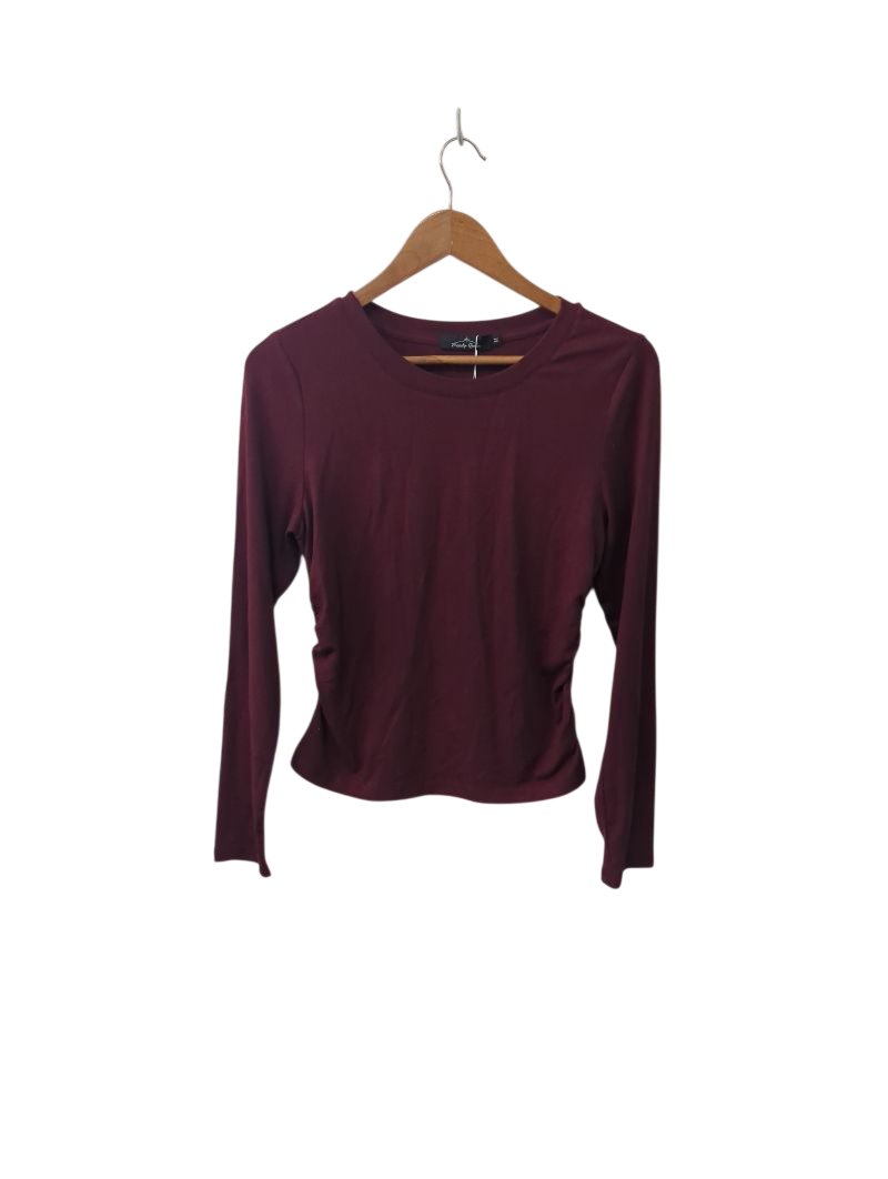 Trendy Queen Crew Neck Long Sleeves