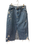 Univereal Thread Distressed Denim Skirt