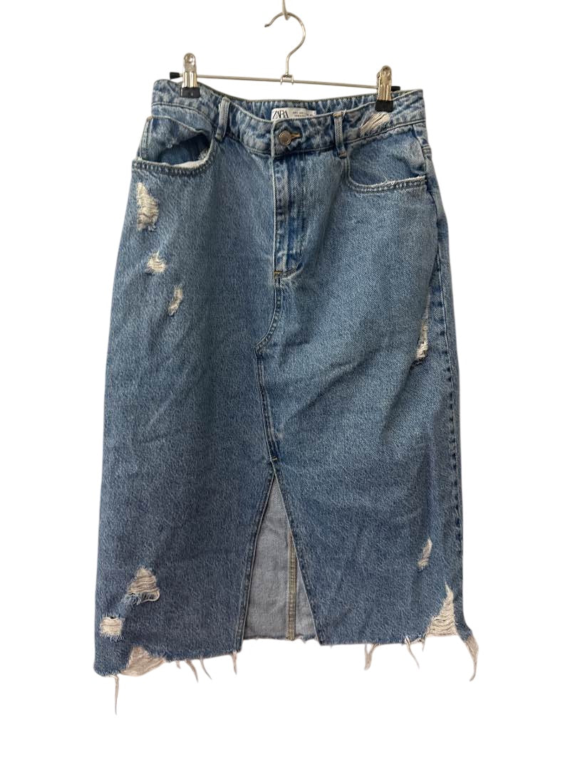 Univereal Thread Distressed Denim Skirt