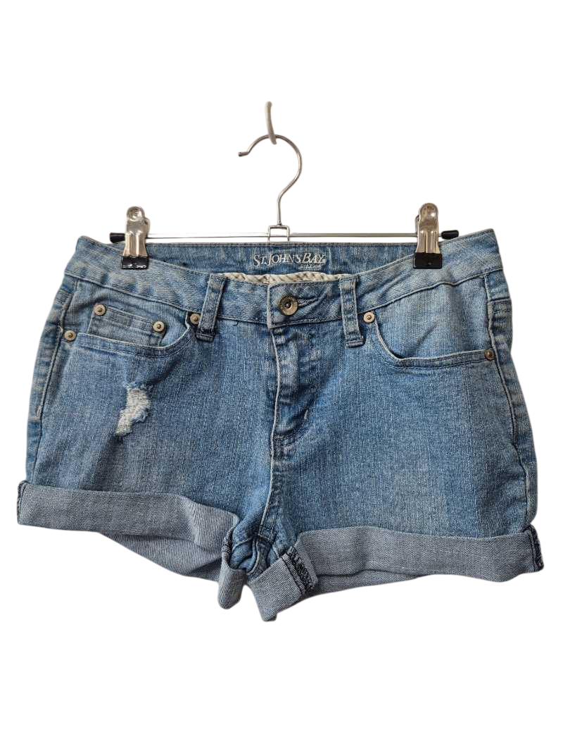 St. Johns Bay Distressed Denim Shorts