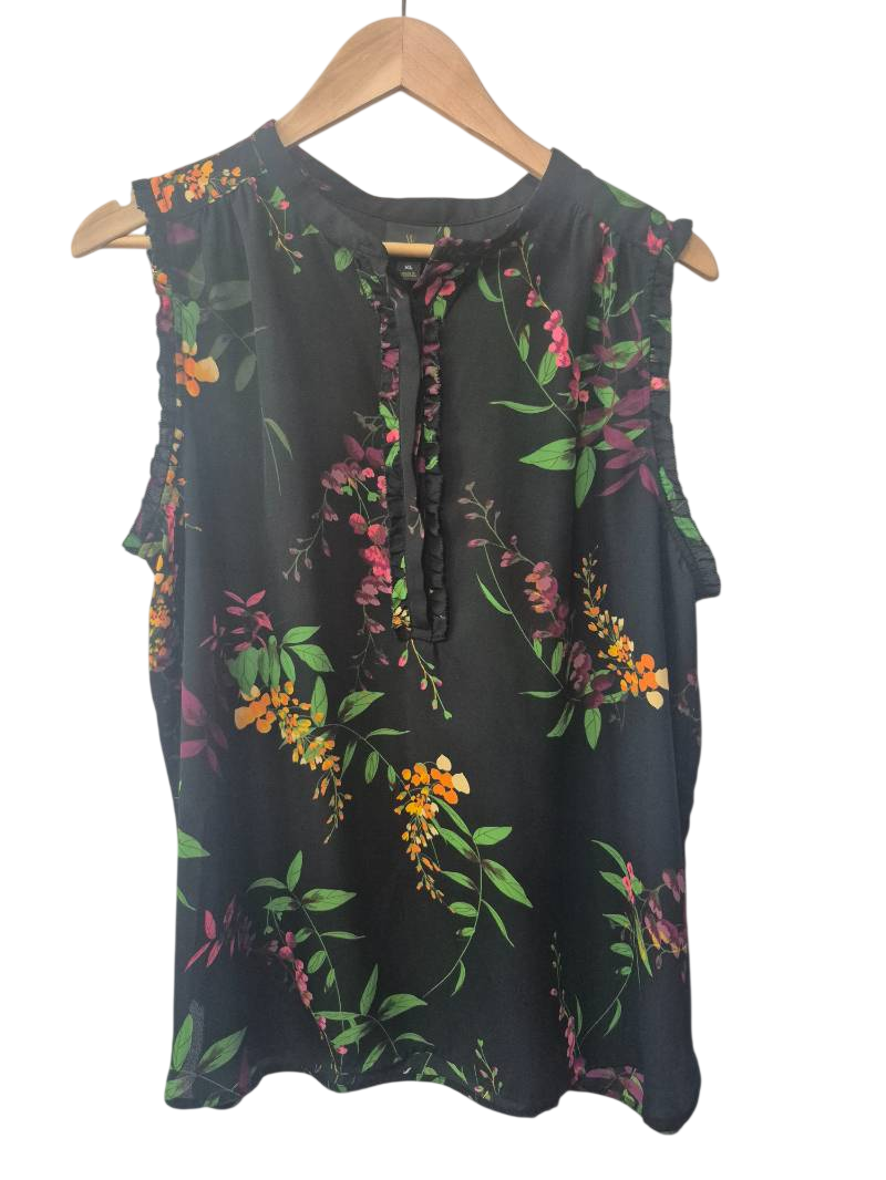 Worthington Floral Sleeveless Tanks