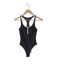 Zip Front One-Piece Swimwear