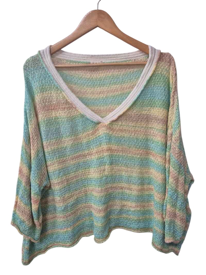 POL V-Neck Knit Long Sleeves