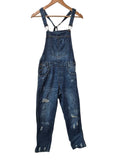 POL Distressed Overalls Dresses