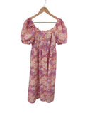 Time & Tru Puff Sleeve Midi Dresses