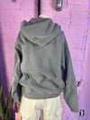 Gray Smiley Hoodie, S