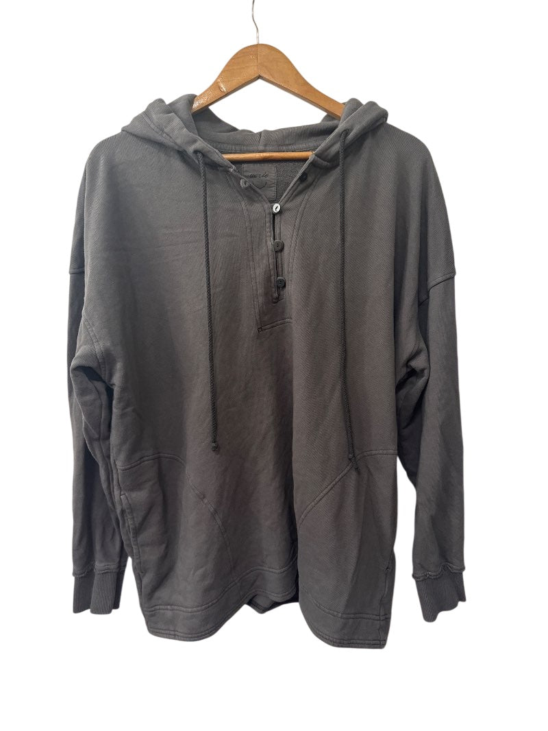 Aerie Hooded Henley Long Sleeves