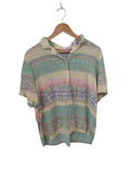 Alfred Dunner Button-Front Patterned Short Sleeves