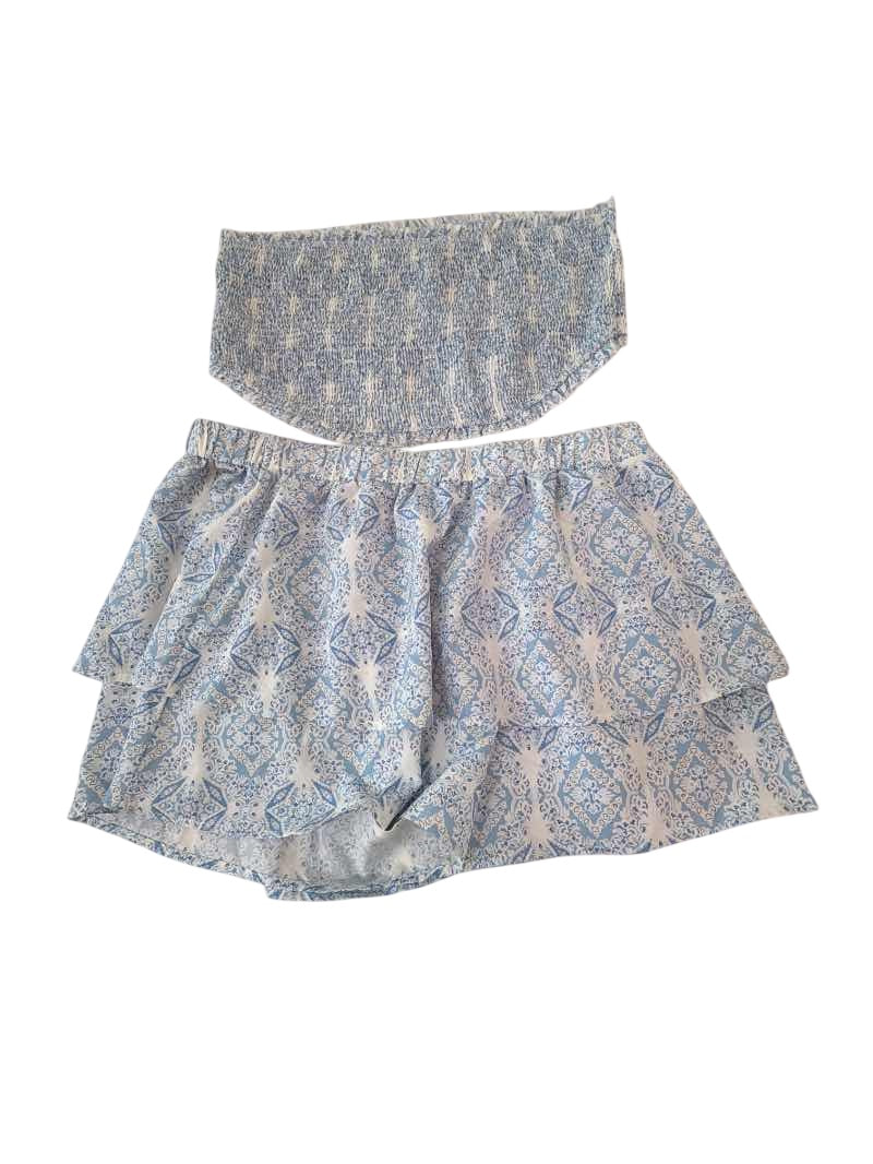 Shein Strapless Crop Set