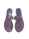 Tory Burch Logo Jelly Sandals