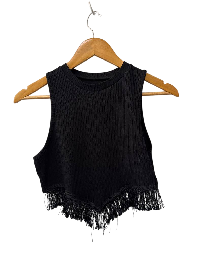 Shein Fringed Hem Tanks