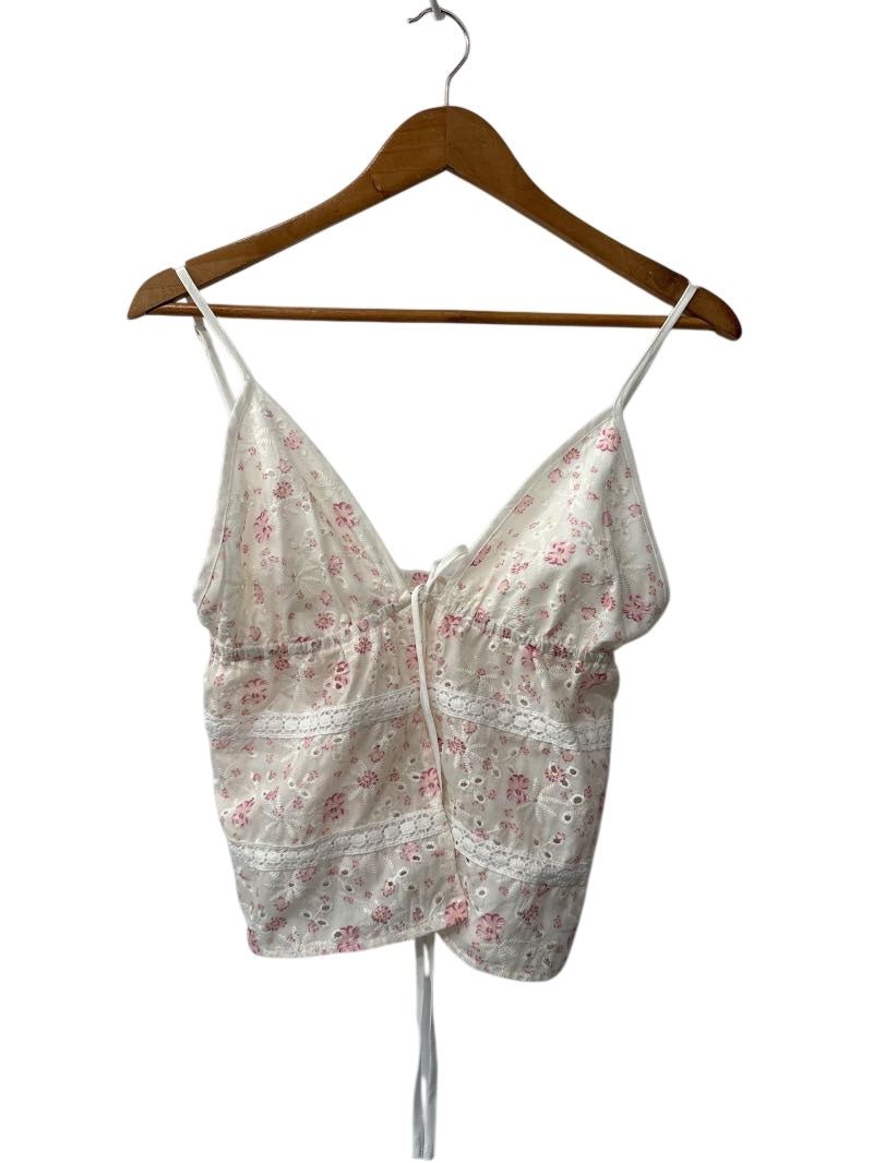 Floral Lace Tank Tanks