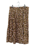 Who What Wear Floral Midi Skirt
