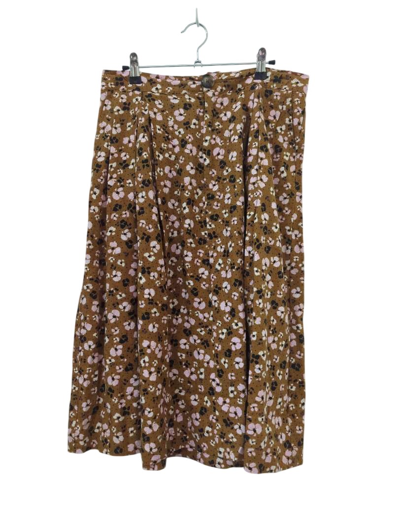 Who What Wear Floral Midi Skirt