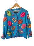 Michael Simon Playful Knit Cardigan Vintage