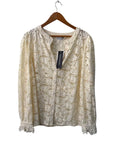 Pretty Garden Button-Up Lace Long Sleeves
